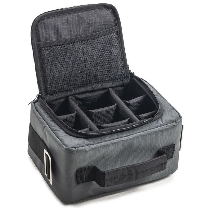 B and W International TEX.66 Borsa per Fotocamera con Divisorio Grigio