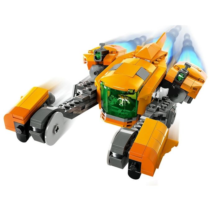 LEGO Marvel 76254 – L’Astronave di Baby Rocket, Set da Costruzione 330 Pezzi con Minifigure di Rocket e Baby Rocket, Eta' 8+