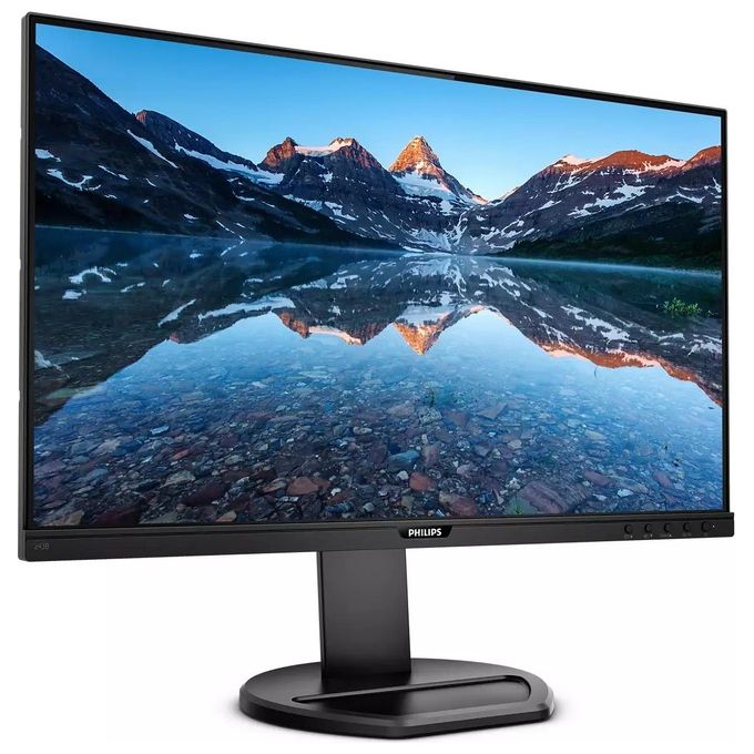 Philips 243B9-00 B-Line Monitor PC 23.8'' IPS Full HD 1920x1080 USB-C Docking 75Hz 4ms colore Nero