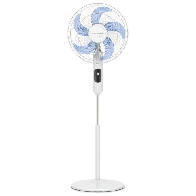 Rowenta ventilatore a piantana turbo silence VU5450F0 design Bianco silenzioso e potente per ogni ambiente della casa
