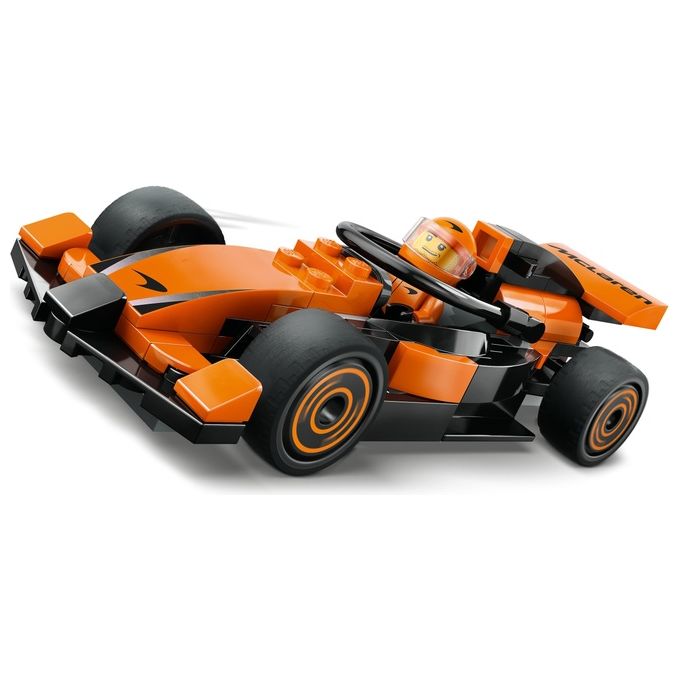Lego Set Pilota e Monoposto McLaren F1 60442 City Formula1 Racing Construction Kit