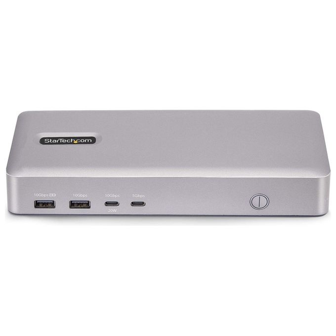 StarTech.com Docking Station Usb4 Usb-c 40gbps Doppio Video Hdmi Fino a 2x 4k 60hz 4:4:4 (rgb) O 2x 4k 120hz 4:2:2 Dock Multi Monitor 6x Usb 2.5gbe 100W Pd