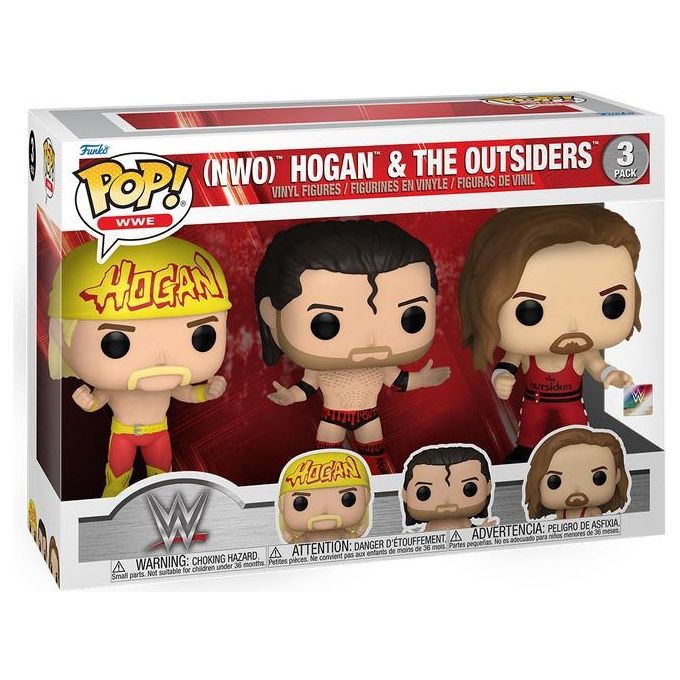 Funko Pop! Wwe Nwo Hogan and The Outsiders 3 Pack
