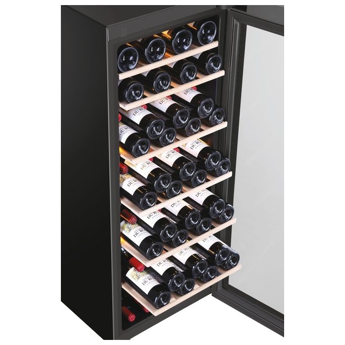 Haier HWS84GA Cantinetta Vini Frigo 84 bottiglie Classe G 1 Zona di raffreddamento Natural Airflow System Wine Bank 50 Serie 5