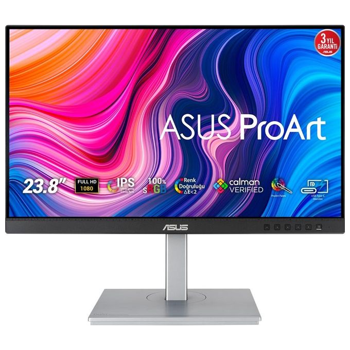 ASUS ProArt Display PA247CV Monitor Professionale 23.8''IPS Full HD(1920 x 1080), 100% sRGB,Rec.709,Color Accuracy ,Calman Verified,DisplayPort,Daisy-chain,ProArt Preset-Palette,Stand Ergonomico