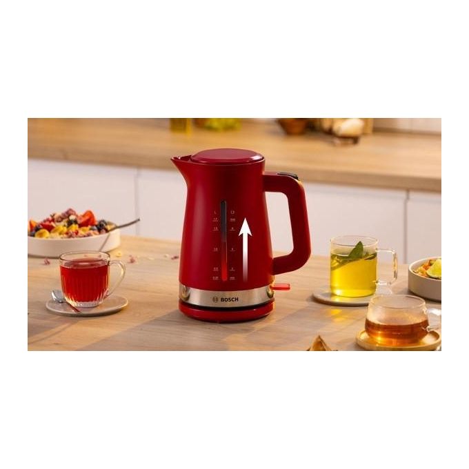 Bosch TWK4M224 Bollitore Elettrico 1.7 Litri 2400W Rosso