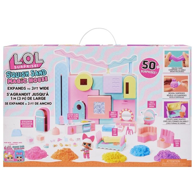 Mga Playset L.O.L. Surprise! Squish Sand Magic House Casa per le Bambole