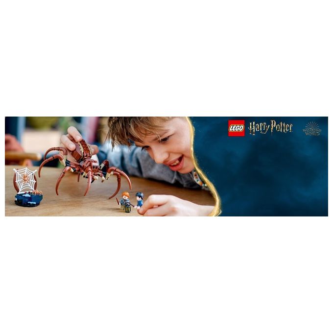 LEGO Harry Potter Aragog nella Foresta Proibita Grande Ragno Giocattolo da Costruire con Parti Snodabili Giochi di Magia per Bambini e Bambine da 7 Anni in su con 2 Minifigure e Accessori 76434