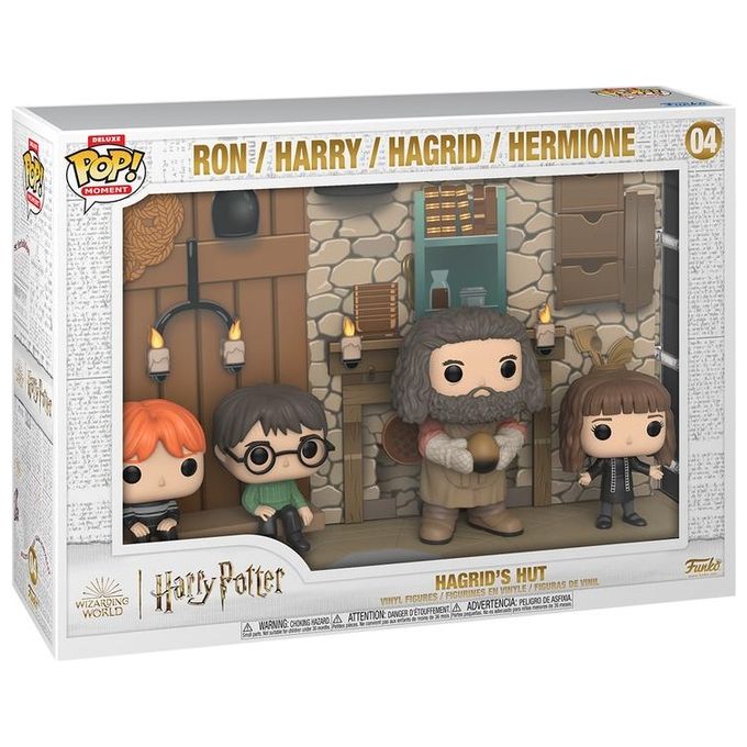 Funko personaggio da collezione pop moments harry potter casa di hagrid 70254