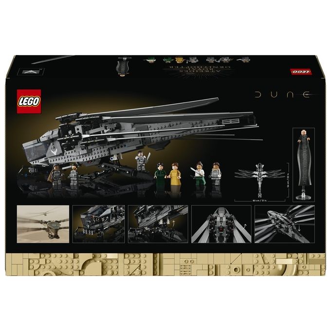 LEGO Icons 10327 Dune Atreides Ornitottero Reale, Set per Adulti da Collezione, Idea Regalo Donna, Uomo e Amanti del Cinema