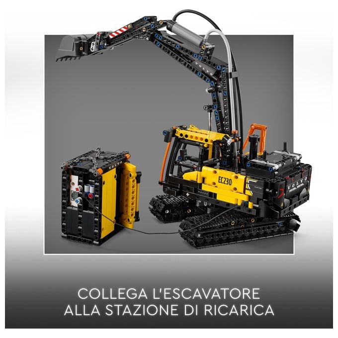 Lego Technic Autocarro Volvo FMX Ed Escavatore Elettrico EC230