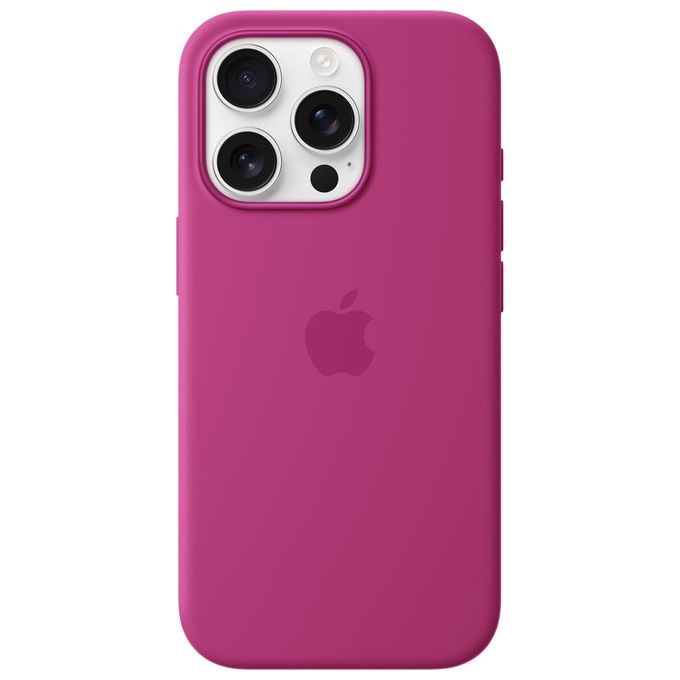 Apple Custodia MagSafe in Silicone per iPhone 16 Pro Fucsia ​​​​​​​