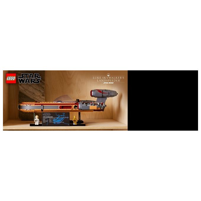 Lego Star Wars Landspeeder di Luke Skywalker 75341 set da costruzione 1890 pezzi 18+