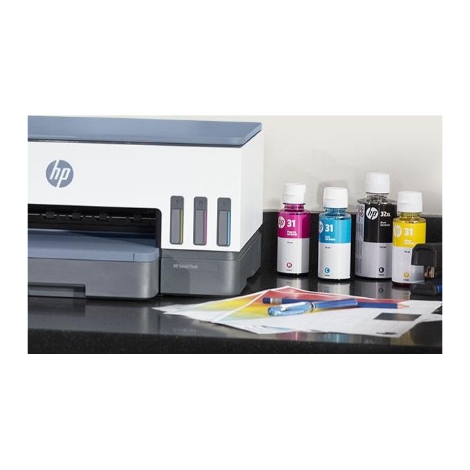 HP Smart Tank Plus 7005 AiO (28B54A) Stampante Multifunzione A4 con serbatoio di inchiostro ad alto volume di stampa stampa fronte-retro automatica scansione copia Wi-Fi HP Smart Bianco
