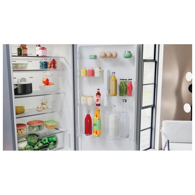 Hotpoint HAFC9 TA23SX O3 Frigorifero Combinato Libera Installazione 367 Litri Classe Energetica D Nero-Argento