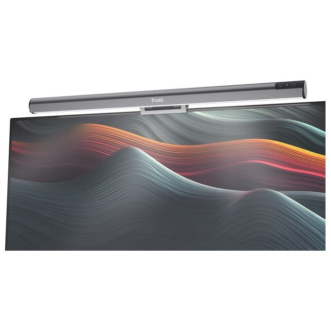 Trust Luce Monitor Modello 25483 Shyne Light Bar Nero e Grigio