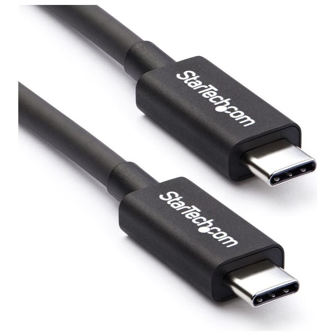 Startech cavo thunderbolt 3 usb-c (20gbps) da 2 m - compatibile con thunderbolt, usb e displayport - m-m