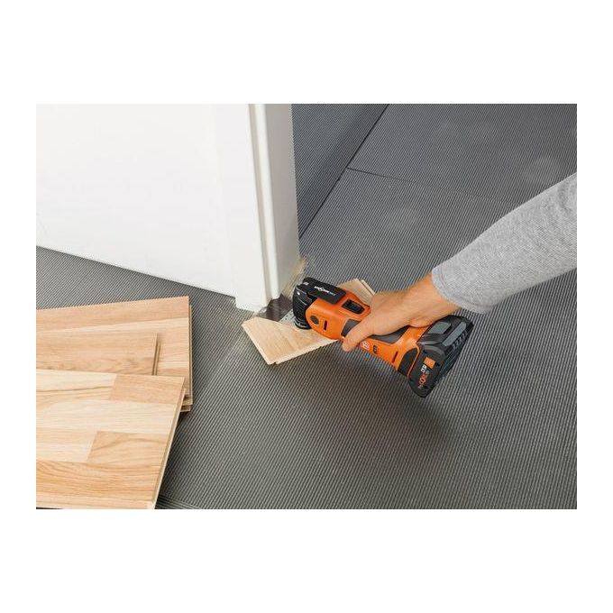 Fein Multimaster AMM 700 Max Top AS Utensile Multifunzione con 60 Accessori per Taglio Batteria 18V