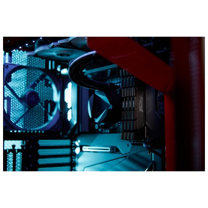 Kingston FURY Renegade DDR4 Kit 32Gb 2x16Gb DIMM 288-PIN 3600 MHz - PC4-28800 CL16 1.35 V senza Buffer non ECC Nero