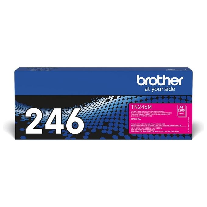 Brother TN-246M Toner Originale Magenta