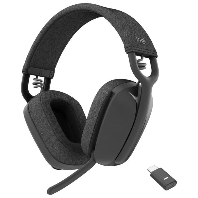 Logitech Zone Vibe Auricolare Wireless a Padiglione Musica e Chiamate Bluetooth Grafite