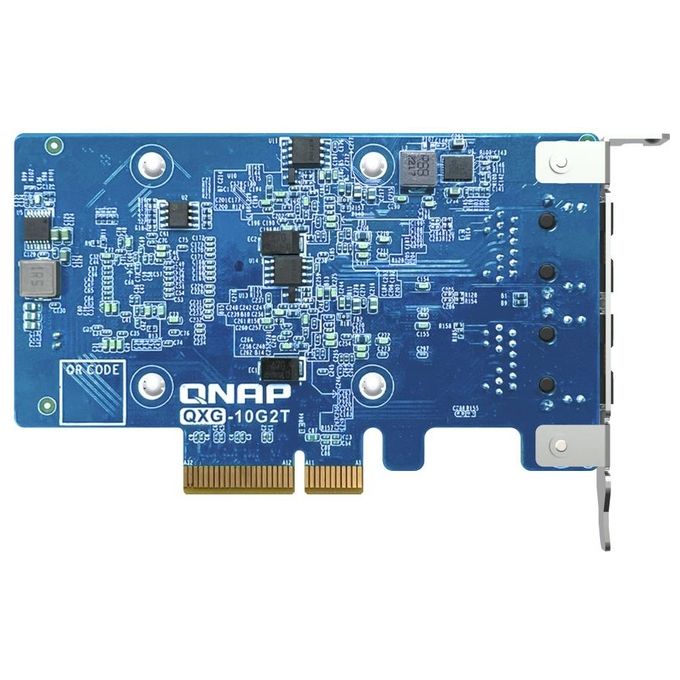 Qnap QXG-10G2T Scheda di Rete e Adattatore Interno Ethernet 10000 Mbit-s