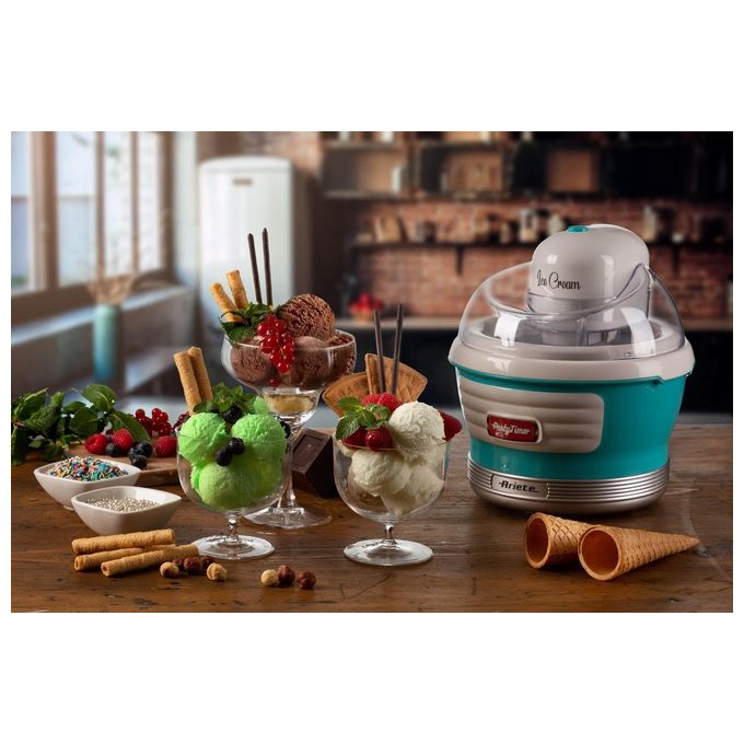 Ariete Macchina per Gelato Party Time Ice Cream Maker Azzurro