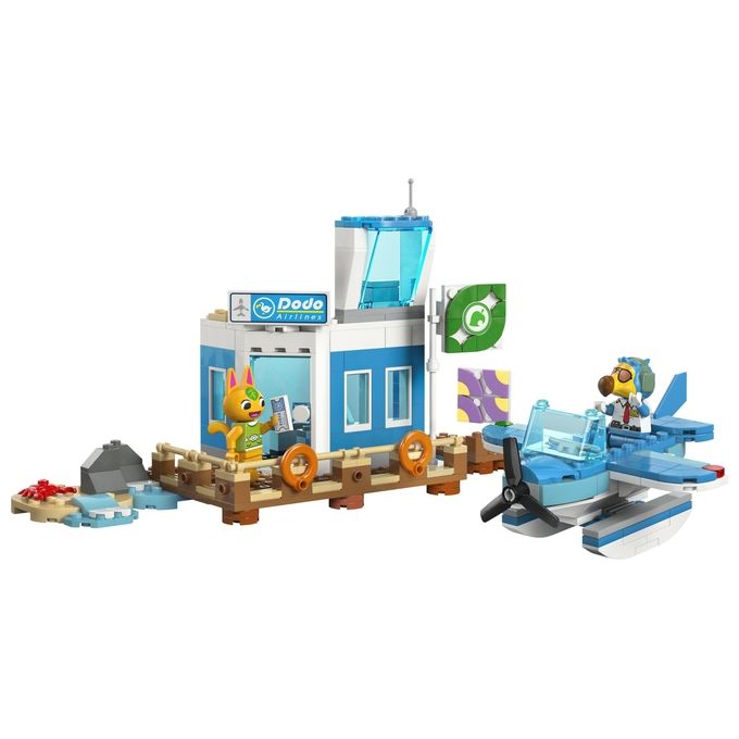 LEGO 77051 Animal Crossing Set da Costruzione con Aeroporto e Idrovolante Giocattolo 292 Pezzi colore Multicolore