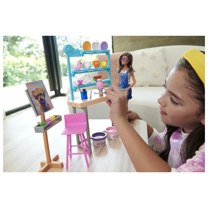 Mattel Playset Barbie Studio Creativo con Bambola