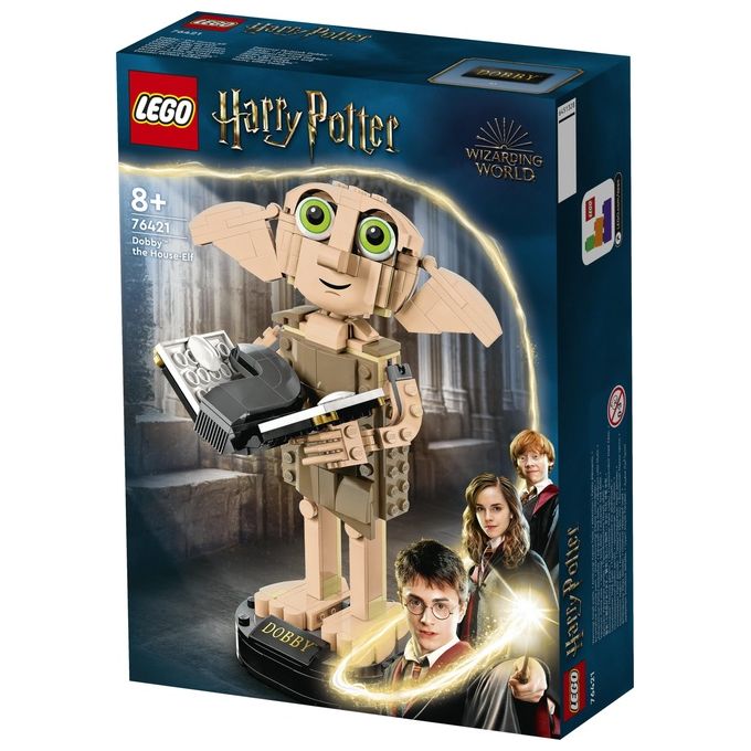 LEGO Harry Potter 76421 Dobby l'Elfo Domestico, Modello Snodabile di Personaggio Iconico, Gioco da Collezione, Regalo 8+ Anni