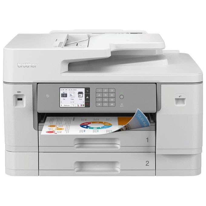 Brother MFC-J6955DW Stampante Inkjet Multifunzione a colori full A3. PCL. NFC. duplex. ADF. doppio cassetto. Wi-Fi Direct. rete wireless e cablata.