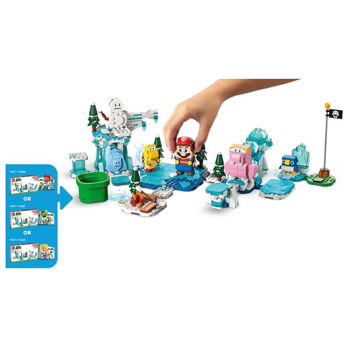 LEGO 71417 Super Mario Pack di Espansione Avventura sulla Neve di Tricherino 567 pezzi colore Multicolore