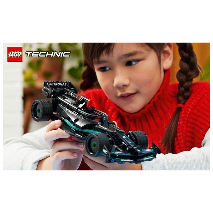 LEGO Technic 42165 Mercedes-AMG F1 W14 E Performance Pull-Back, Macchina Giocattolo da Costruire, Gioco Creativo per Bambini 7+