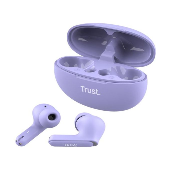 Trust Yavi Auricolare True Wireless Stereo (TWS) In-ear Musica e Chiamate USB tipo-C Bluetooth Viola