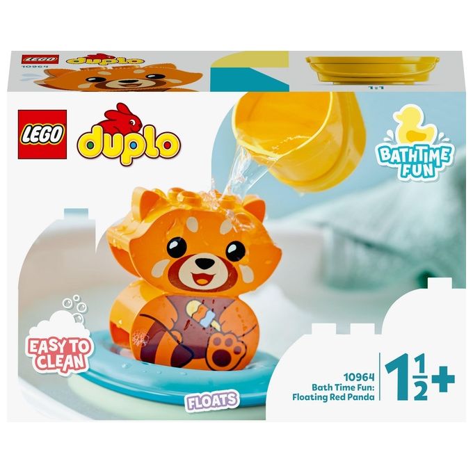 LEGO Duplo Ora del Bagnetto: Panda Rosso Galleggiante