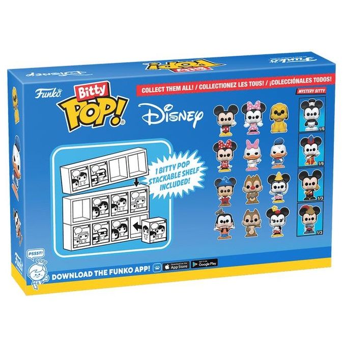 Funko Pop! Personaggio Collezione Funko pop Bitty Disney Mickey 4 Pezzi Pack