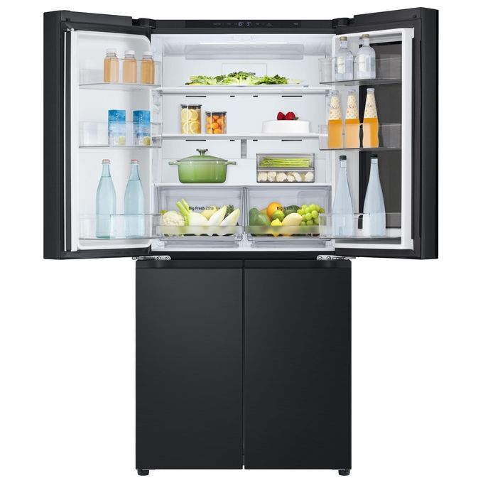 LG GMV860EPDE Frigorifero Multidoor InstaView Slim 530 Litri Classe E Wi-Fi Linear Cooling Total No Frost 835x1787x730 Matte Black