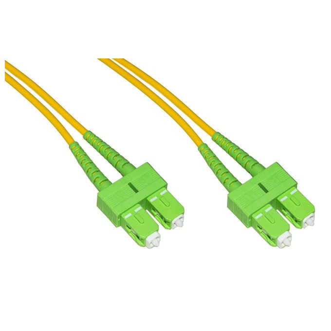Link cavo fibra ottica apc sc a apc sc singlemode duplex  mt.2