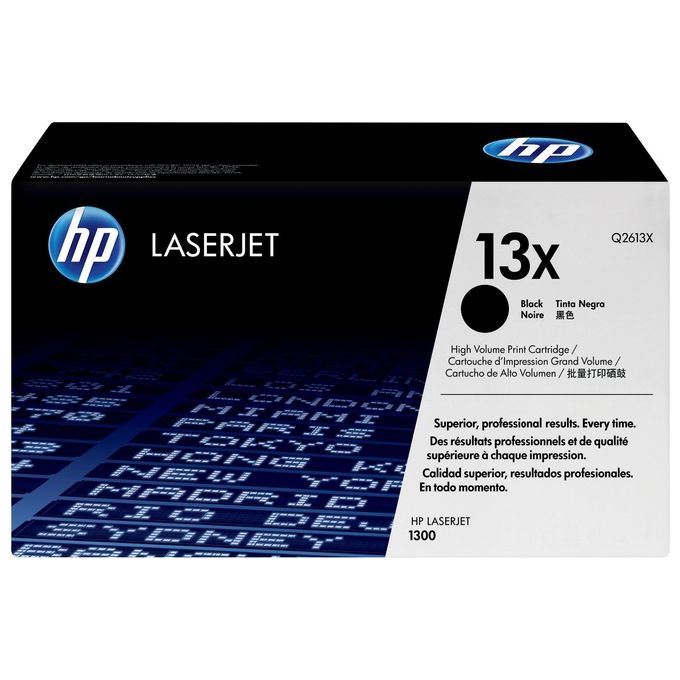 Hp toner nero laserjet 1300 alta capacita 10000pg