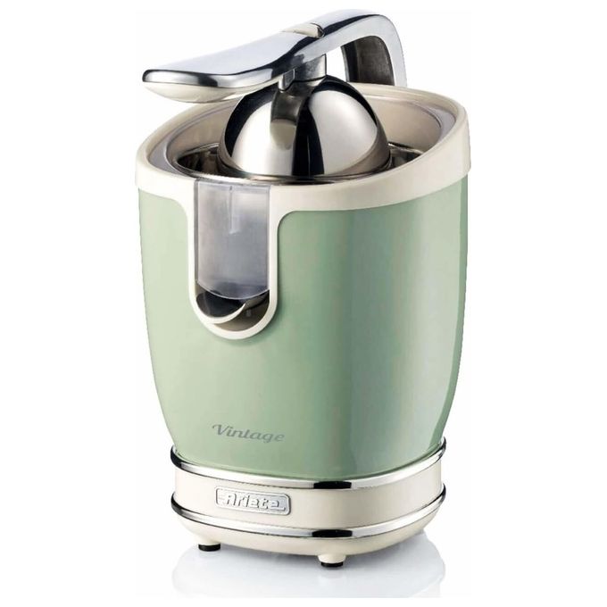 Ariete 413 Spremiagrumi Vintage Elettrico con Leva Professionale Verde