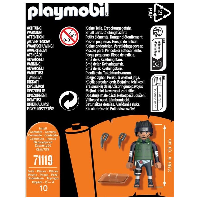 Playmobil Naruto Asuma in Tenuta da Battaglia
