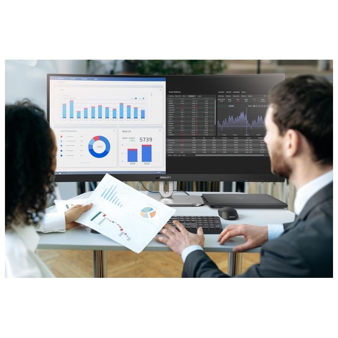 Philips 5000 series 34B2U5600C-00 Monitor PC 34'' 3440x1440 Pixel Dual QHD LCD Grigio