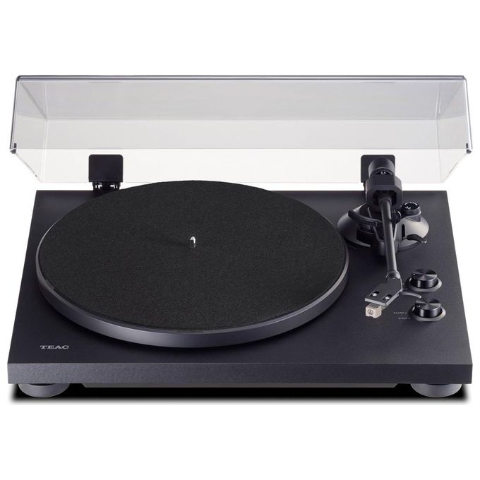 Teac TN280BTB Giradischi a Cinghia 33-45 con Uscita Phono Linea ed Usb Nero