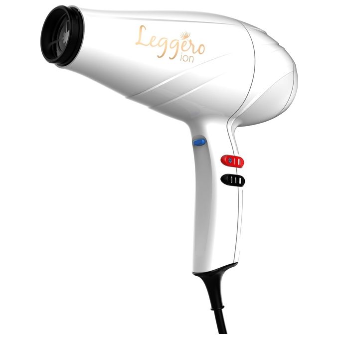 Ga.Ma A21 Leggero Asciugacapelli 2100W, Bianco