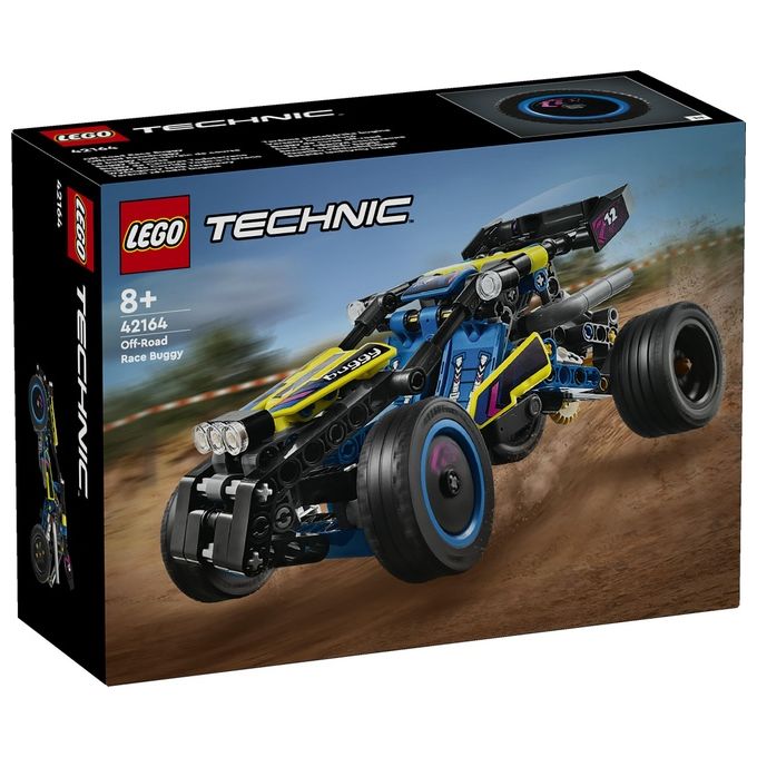 LEGO Technic 42164 Buggy da Corsa, Macchina Giocattolo per Bambini da 8 Anni in su, Regalo Amanti Modellini di Auto da Gara