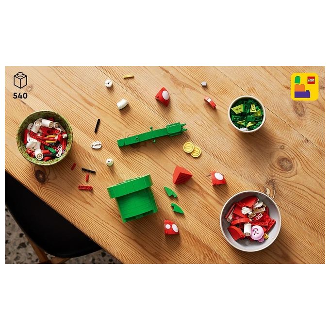 LEGO Super Mario 71426 Pianta Piranha, Personaggio Snodabile con Tubo e 2 Monete, Kit Modellismo per Adulti, Idea Regalo