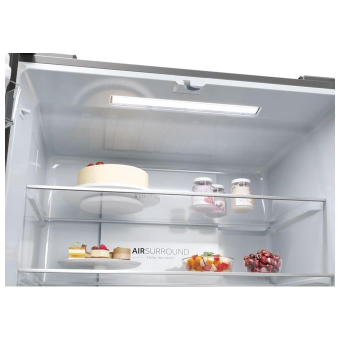 Haier Cube 83 HCR3818EWMM Frigorifero Side by Side 463L 4 Porte No Frost Platino