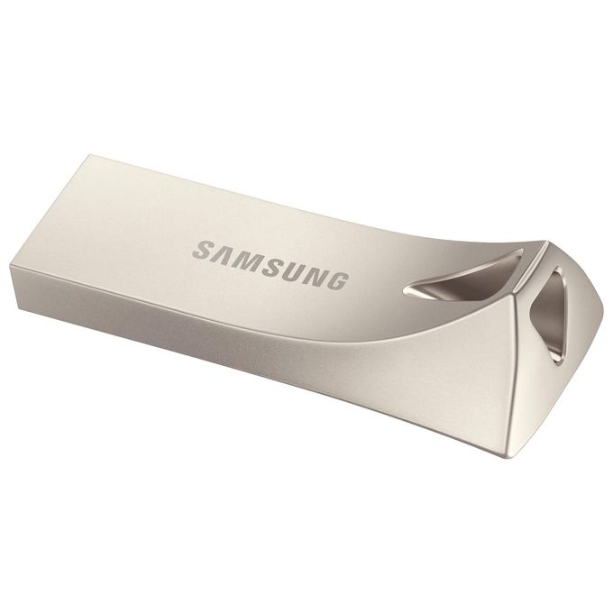 Samsung MUF-256BE3-APC Flash Drive BAR Plus 256 GB USB 3.2 Gen 1 Velocita' di Lettura fino a 400 MB-s colore Argento