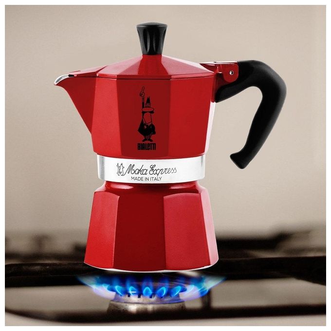 Bialetti MOKA EXPRESS 3 Tazze Rosso Winter Wonderland