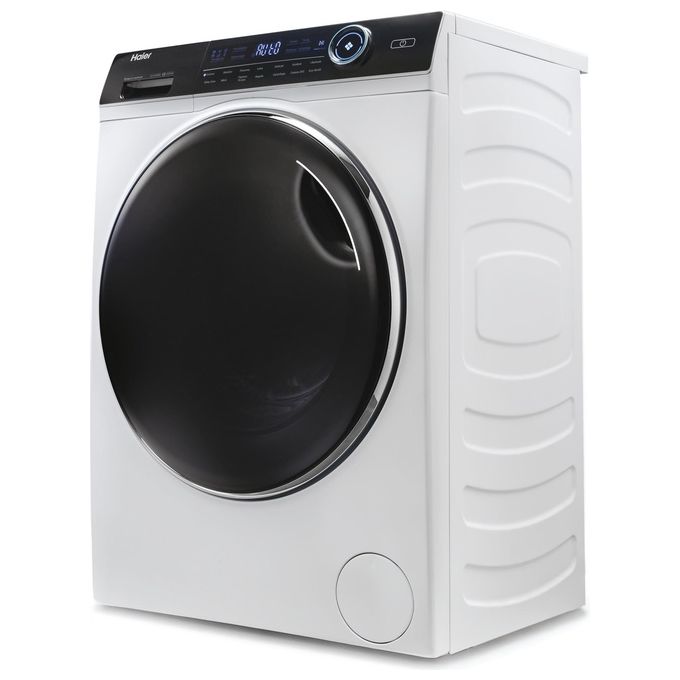 Haier HW80-B14979 I-Pro Series 7 Lavatrice Slim Frontale 8 Kg 1400 rpm Classe A Direct Motion Vapore (85x59.5x46 cm) colore Bianco